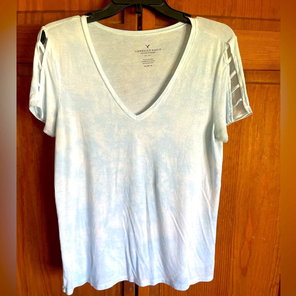American Eagle Sky Blue Shirt